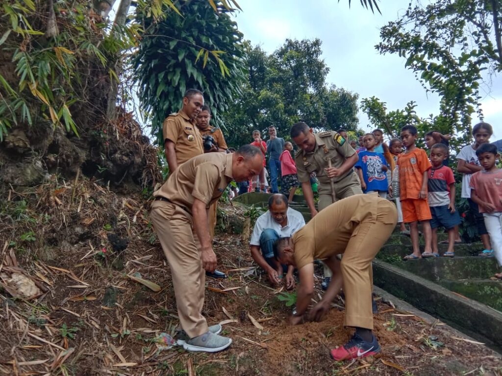 DLH Manggarai Tanam Pohon di 10 Sumber Mata Air di Langke Rembong