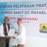 Bupati Hery Nabit Resmikan Pelayanan Pratama Rumah Sakit St. Rafael Cancar