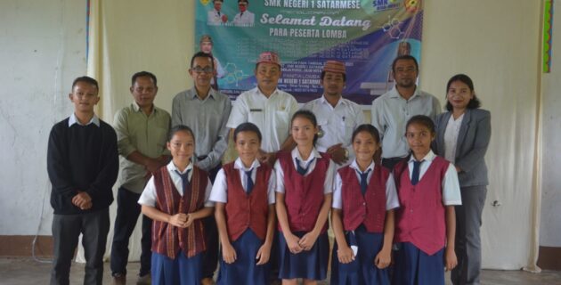 Diprakarsai SMKN 1 Satar Mese, 10 SMP Mengikuti Lomba Pidato dan Quis Bahasa Inggris