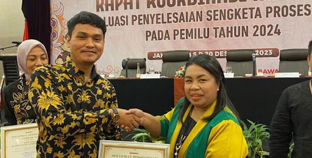 Kompetisi Video Simulasi PSPP Tingkat Nasional, Bawaslu Manggarai Raih Juara V