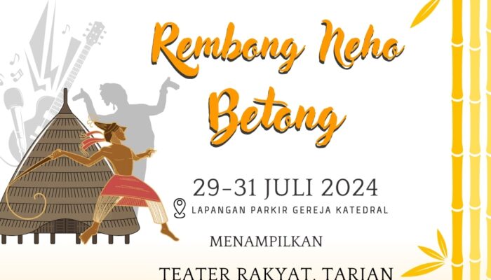 Dinas Pariwisata Manggarai Gelar Festival Rembong Neho Betong, Libatkan Beragam Budaya Lokal