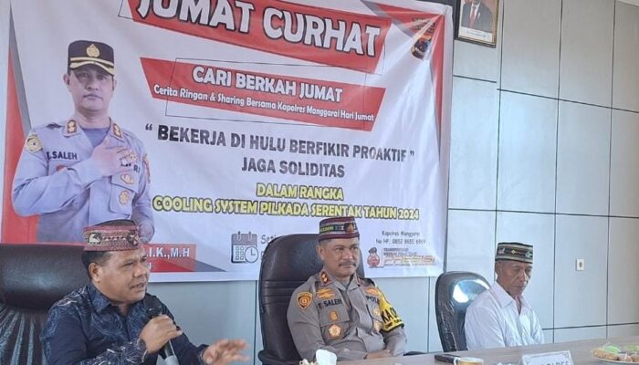 Polres Manggarai Gelar Jumat Curhat: Inspirasi Budidaya Porang untuk Cooling System Pilkada 2024