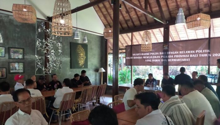 Silahturahmi Polda Bali dengan Relawan Politik dalam rangka Pilkada Prov. Bali Tahun 2024