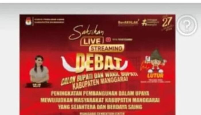 Flyer Penilaian Panelis Debat Beredar Luas, KPU Manggarai: “Itu Tidak Benar!”