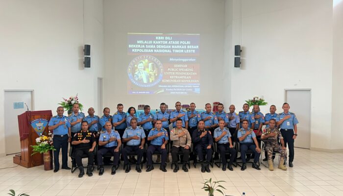 Kapolres Se-Timor Leste Ikuti Seminar Public Speaking oleh Atase Polri KBRI Dili